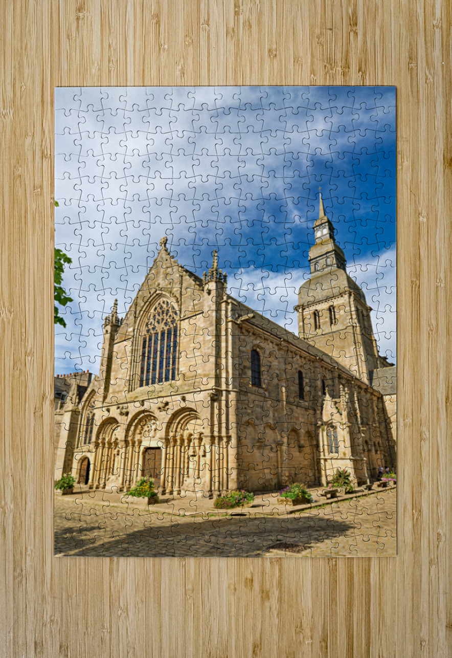 Explore the basilica of st saviour in dinan brittany france Marco Brivio Puzzle printing