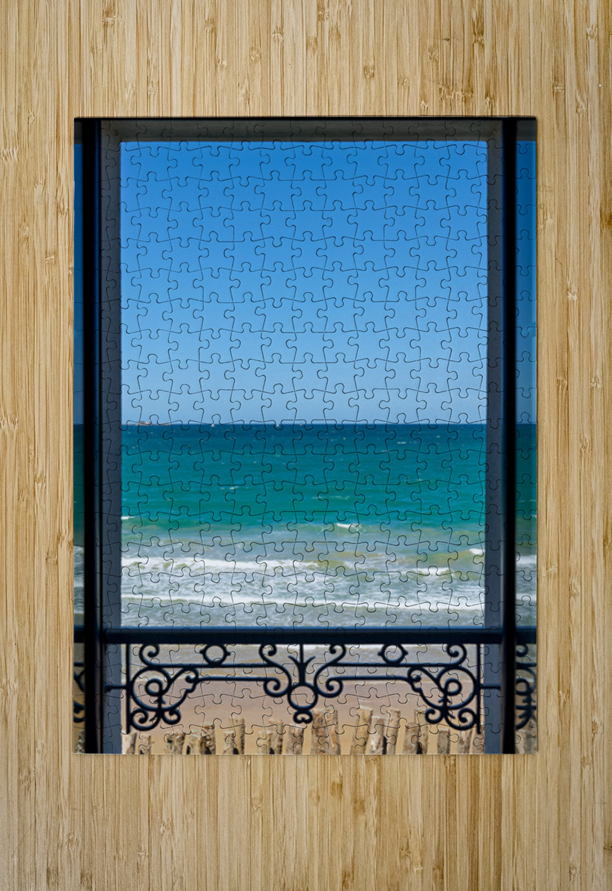 View of Grand Plage du Sillon in Saint Malo Brittany France Marco Brivio Puzzle printing