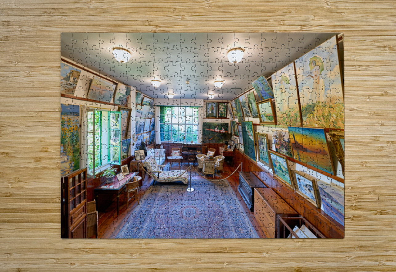 Visit to Monets house in Giverny Normandy France tells a unique Marco Brivio Puzzle printing