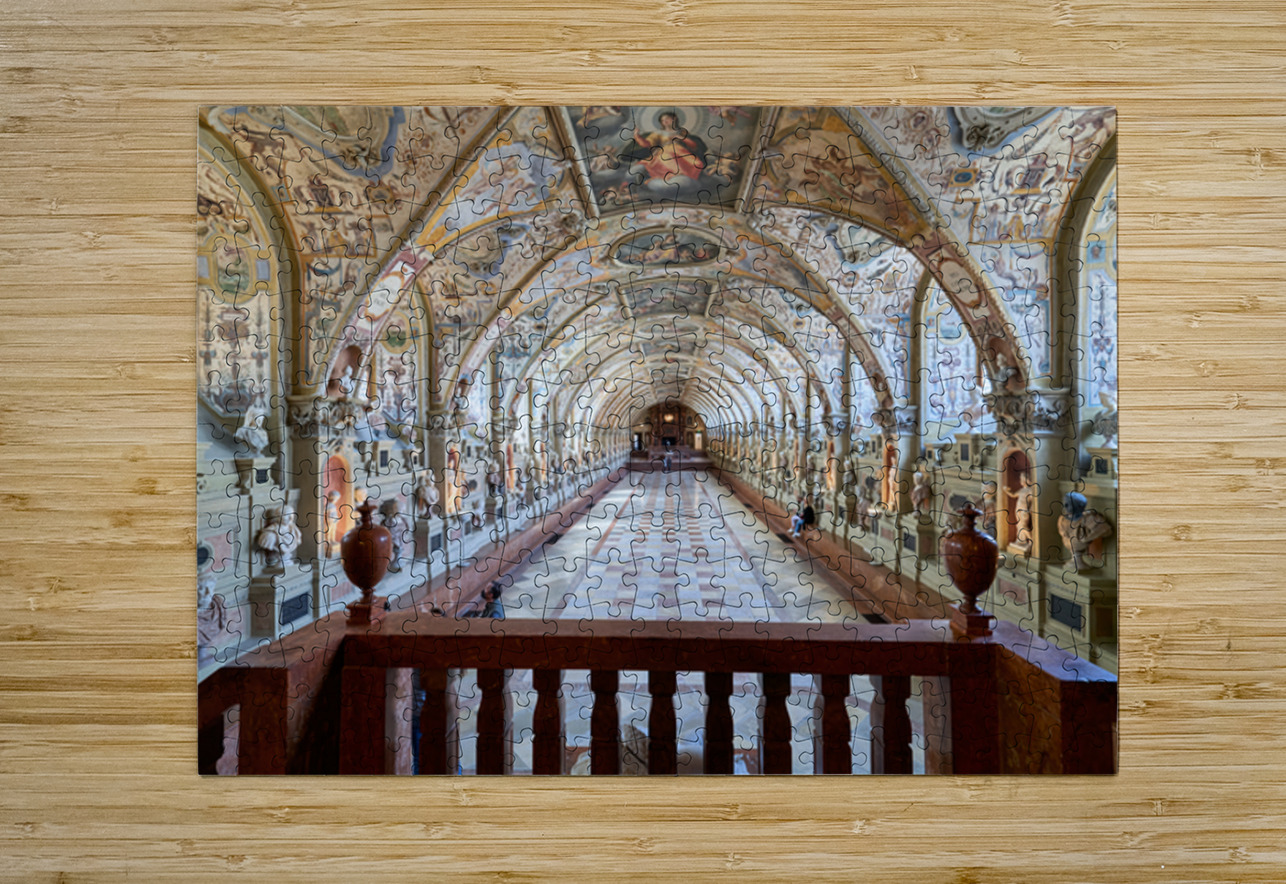Visit to the residenz residence palace in munich germany Marco Brivio Puzzle printing