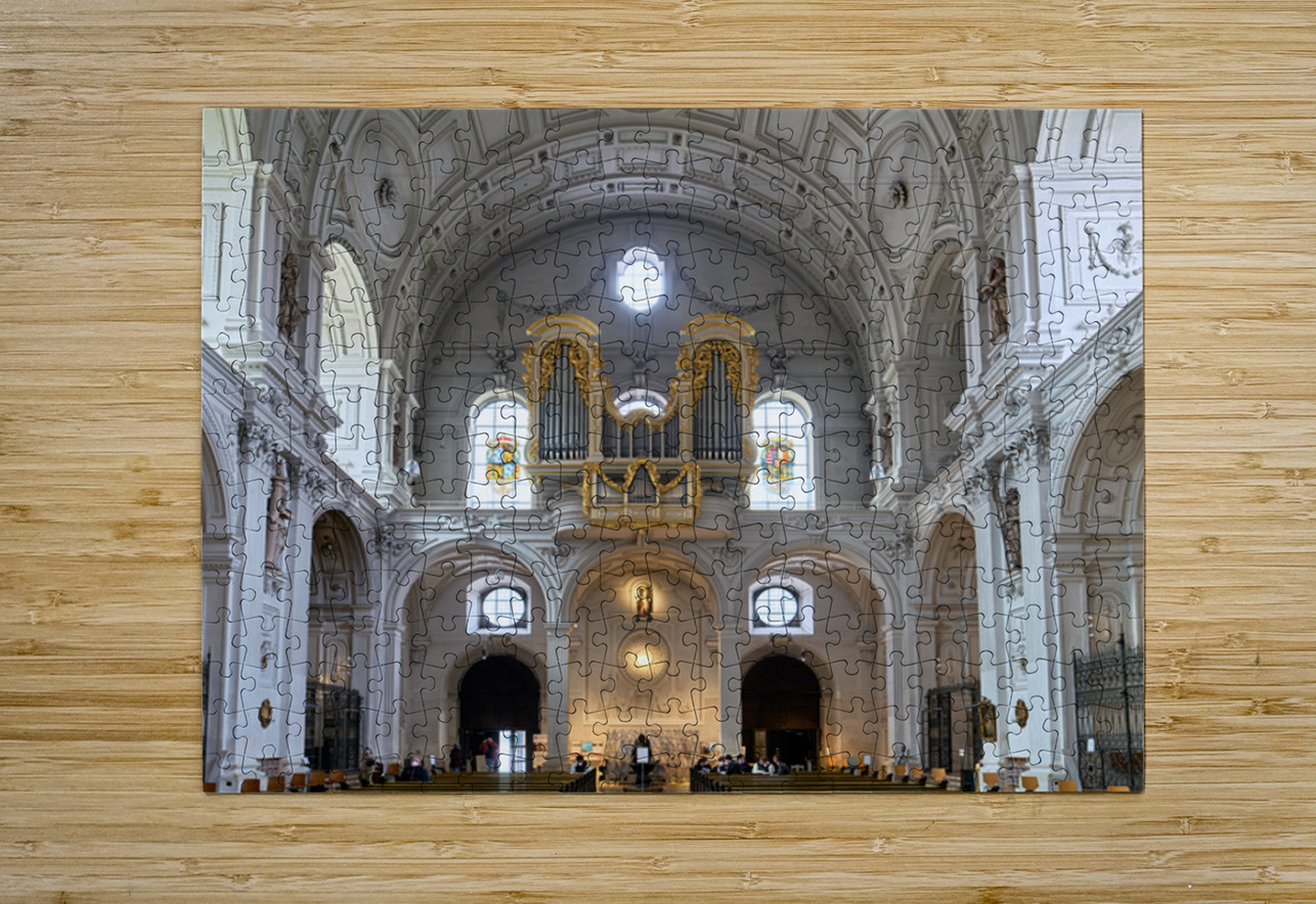Visit to st. michael church in munich bavaria germany Marco Brivio Puzzle printing
