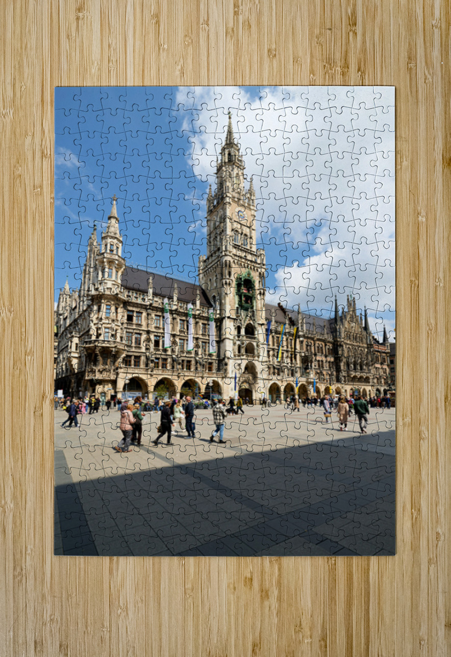Exploring Marienplatz and the famous town hall in Munich German Marco Brivio Puzzle printing