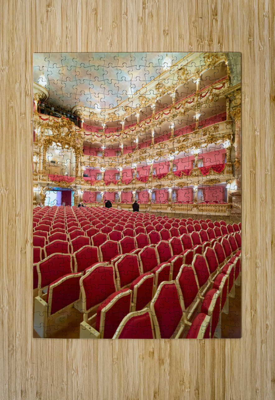 Interior view of Cuvilliés Theatre in Munich Germany Marco Brivio Puzzle printing