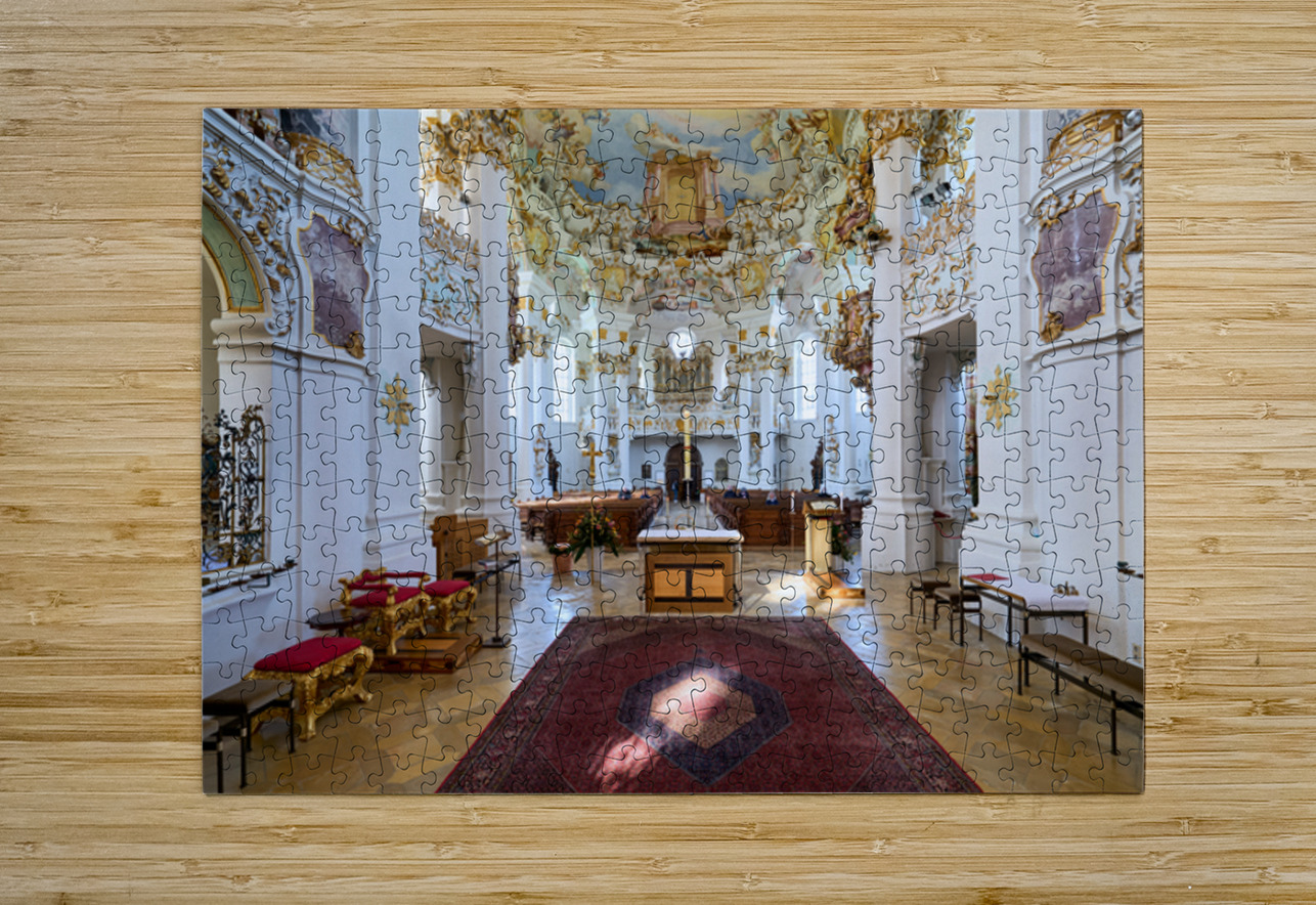 Pilgrimage Church of Wies in Bavaria along the Romantic Road Marco Brivio Puzzle printing
