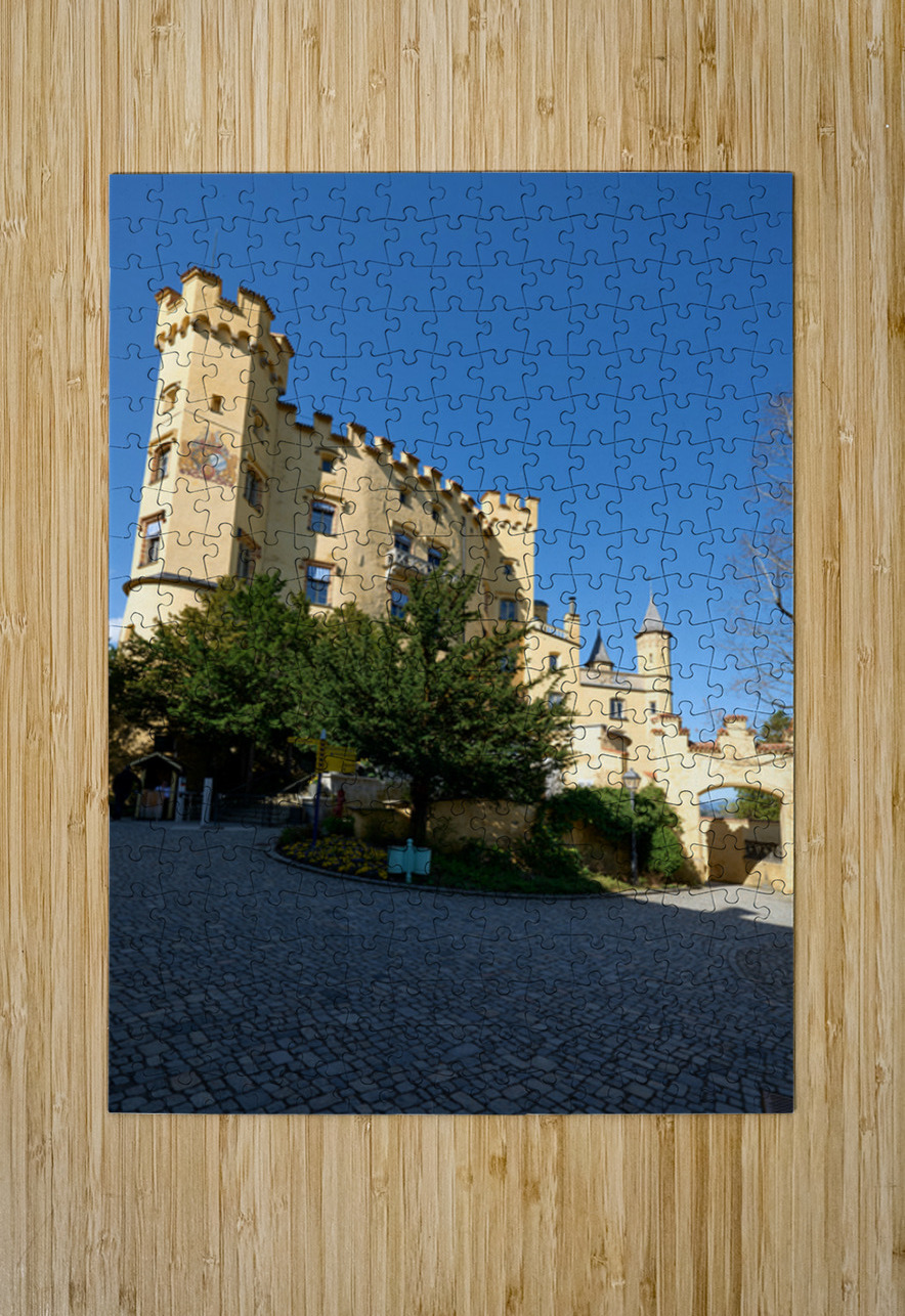Hohenschwangau castle along the Romantic Road in Bavaria German Marco Brivio Puzzle printing