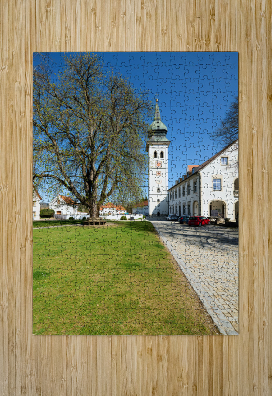 Explore Maria Geburt Church in Rottenbuch Bavaria along Romanti Marco Brivio Puzzle printing