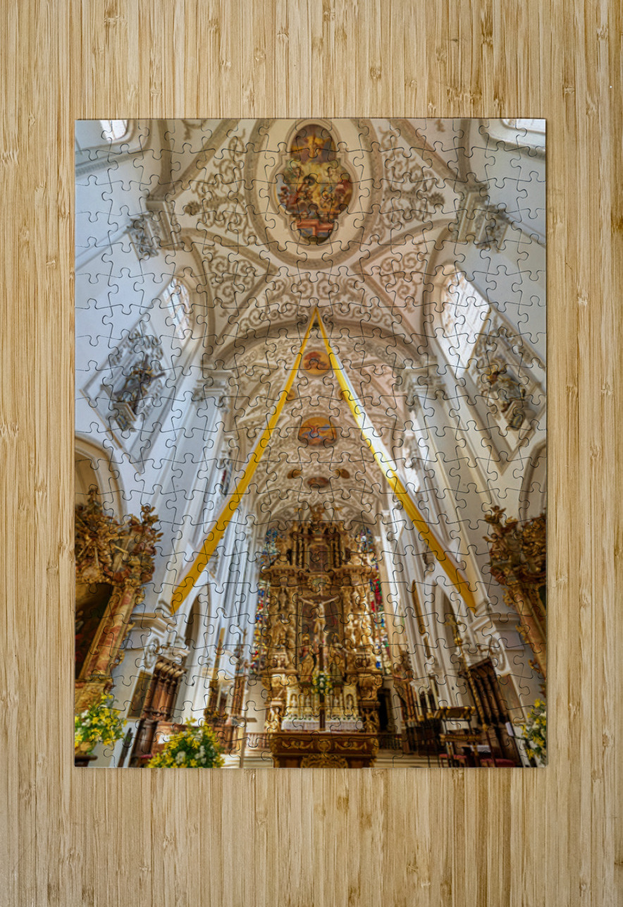 Visit to the Church of the Assumption of Mary in Landsberg am Le Marco Brivio Puzzle printing