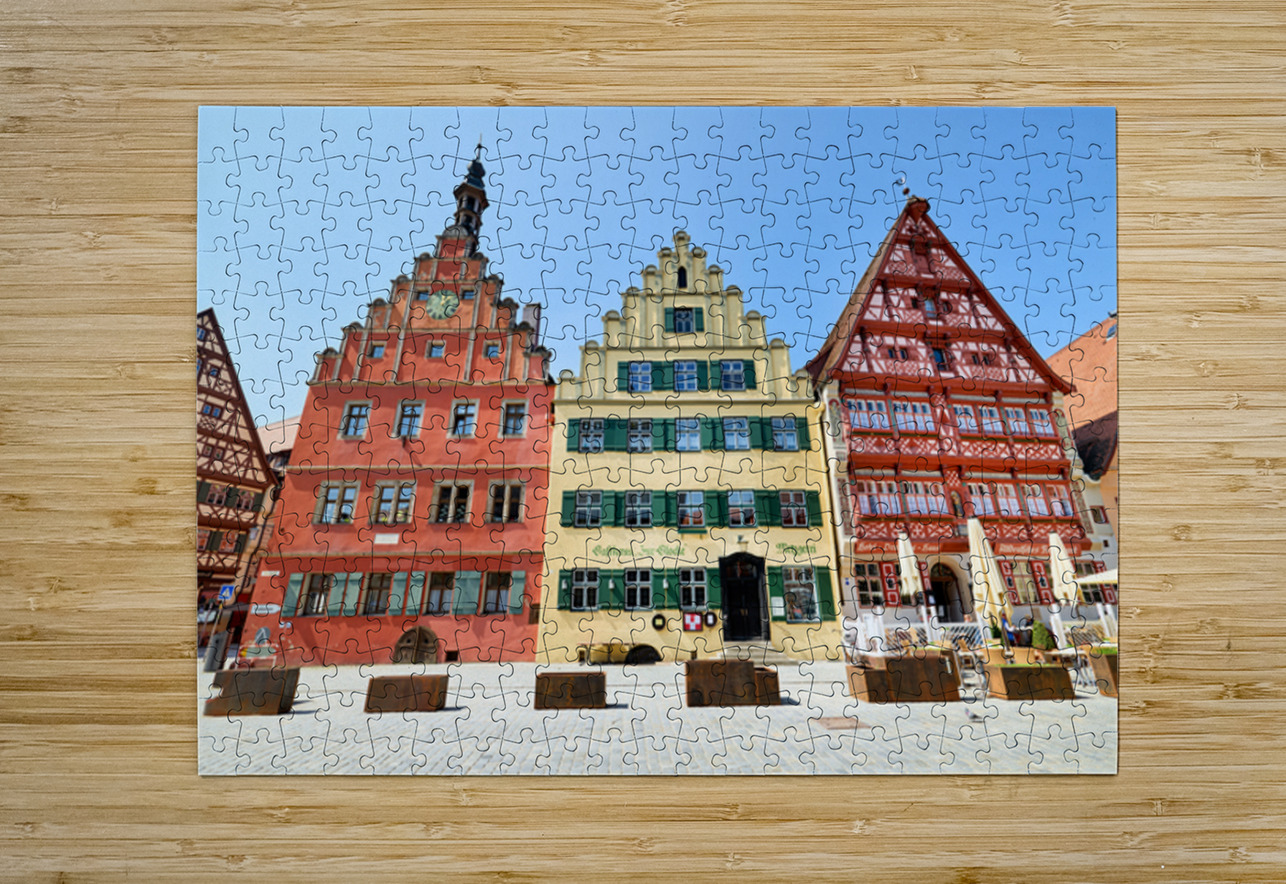 Old town dinkelsbuhl on the romantic road in germany Marco Brivio Puzzle printing