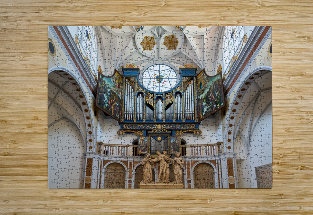 Visit St. Annes Church in Augsburg along the Romantic Road in B Marco Brivio Puzzle printing