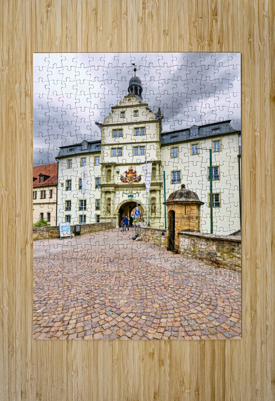 Visit deutschordensschloss castle on bavarias romantic road Marco Brivio Puzzle printing