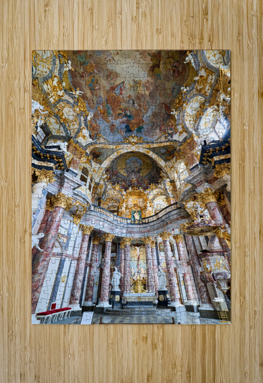 Hofkirche displays ornate architecture and grand artwork in Wurz Marco Brivio Puzzle printing