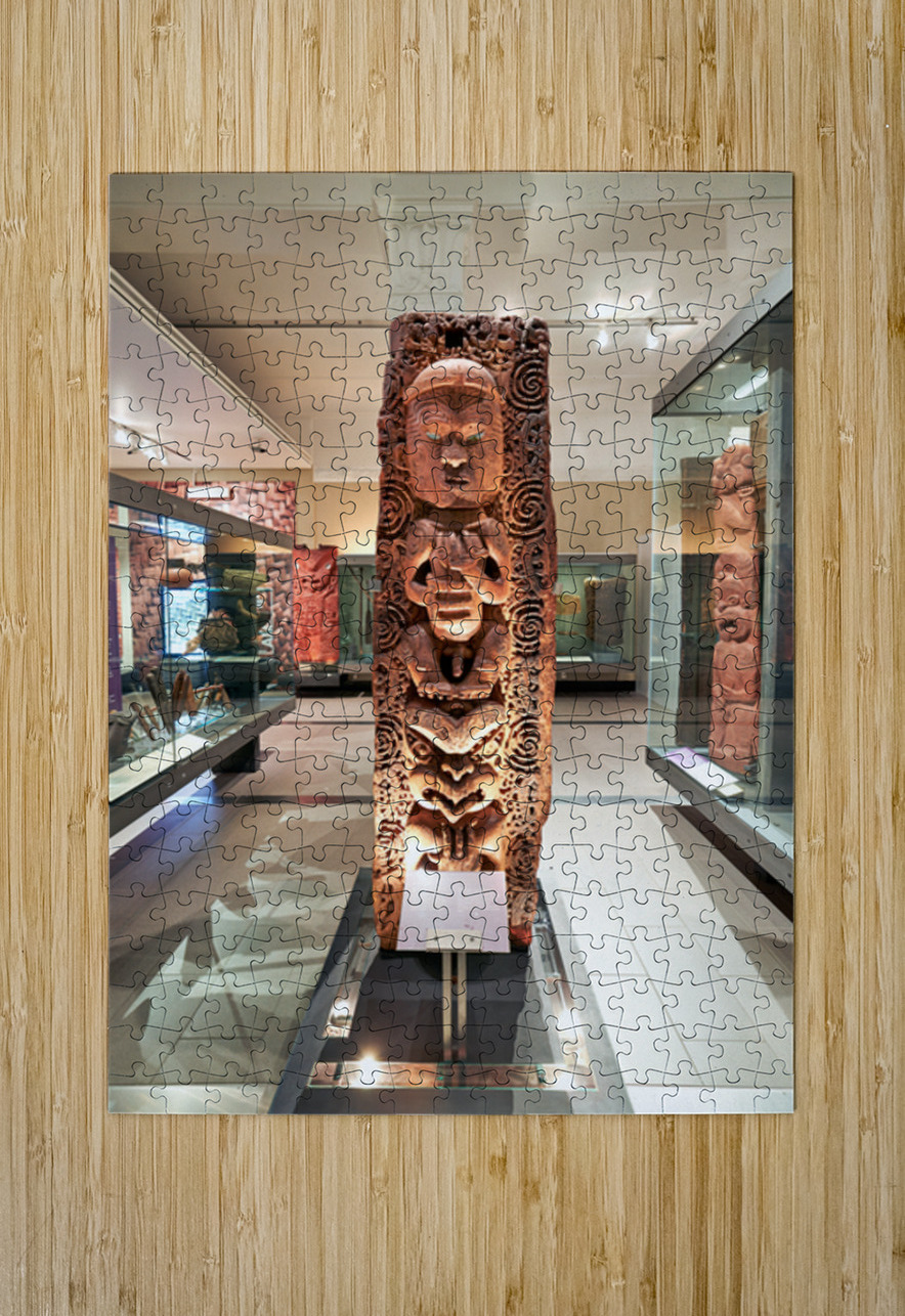 Visit to maori natural history gallery in auckland war memorial  Marco Brivio Puzzle printing