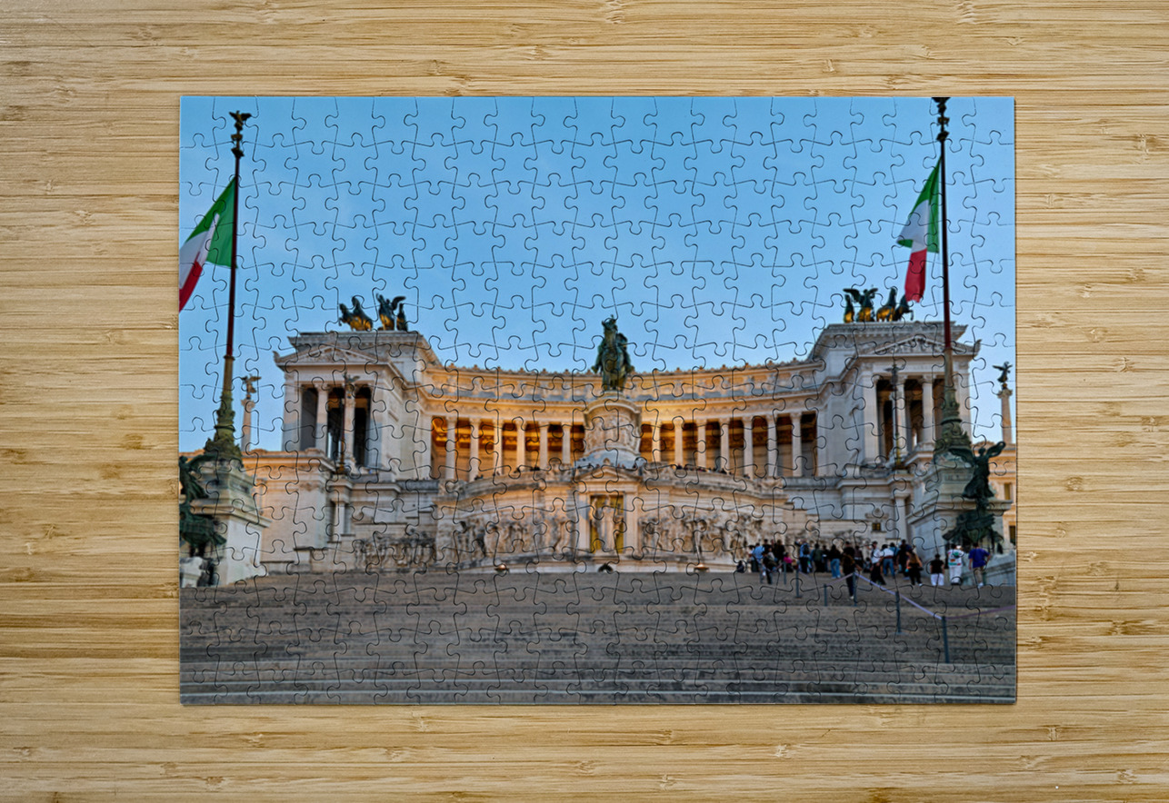 Visit to victor emmanuel ii national monument in rome italy Marco Brivio Puzzle printing