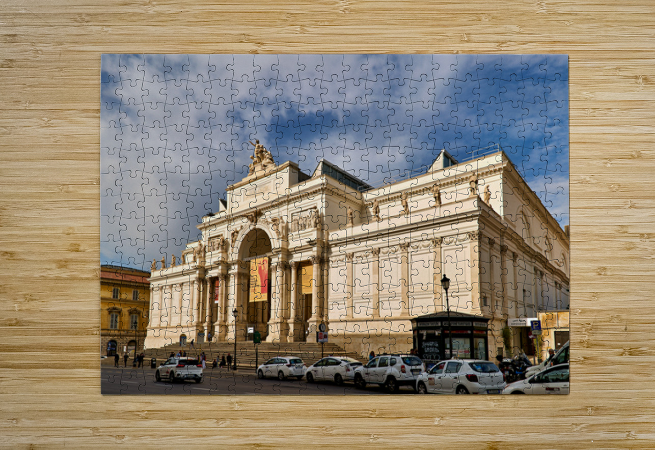 Palazzo delle Esposizioni in Rome invites visitors for art and c Marco Brivio Puzzle printing
