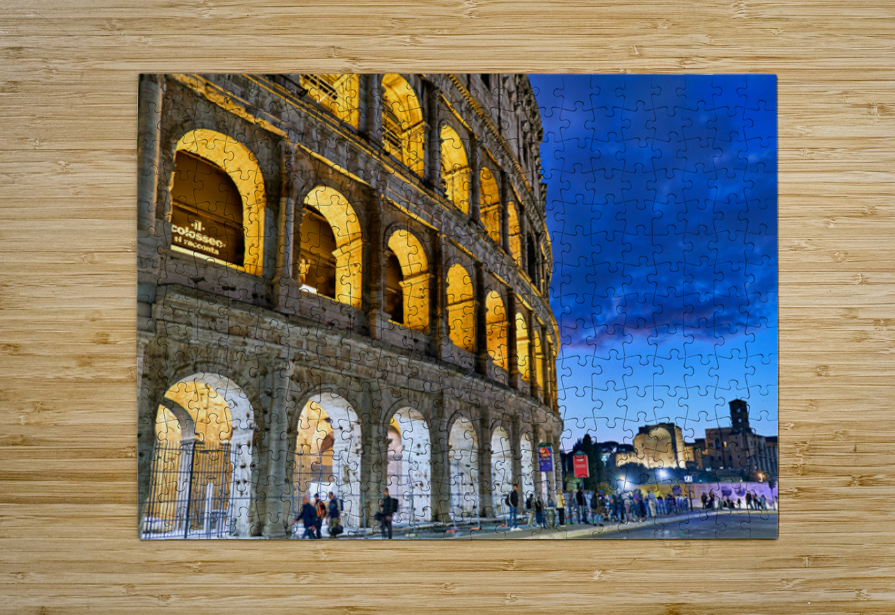 Visiting Colosseum in Rome during twilight hours Marco Brivio Puzzle printing