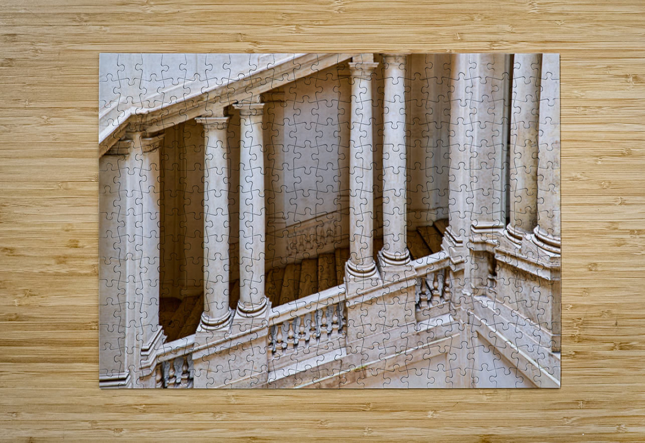 Staircase design in Galleria Nazionale dArte Antica in Rome Marco Brivio Puzzle printing