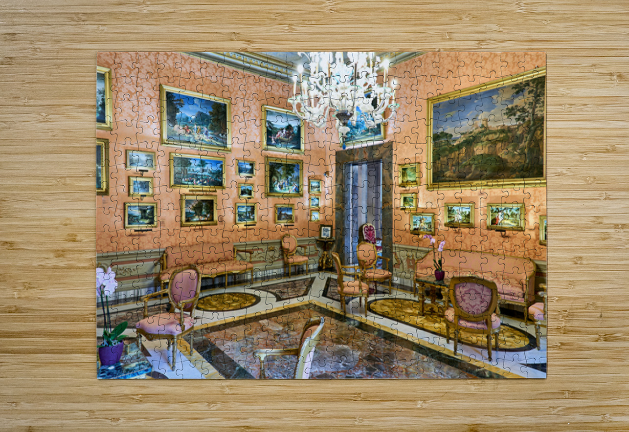 Visit to colonna art gallery in princess isabelle apartment in r Marco Brivio Puzzle printing