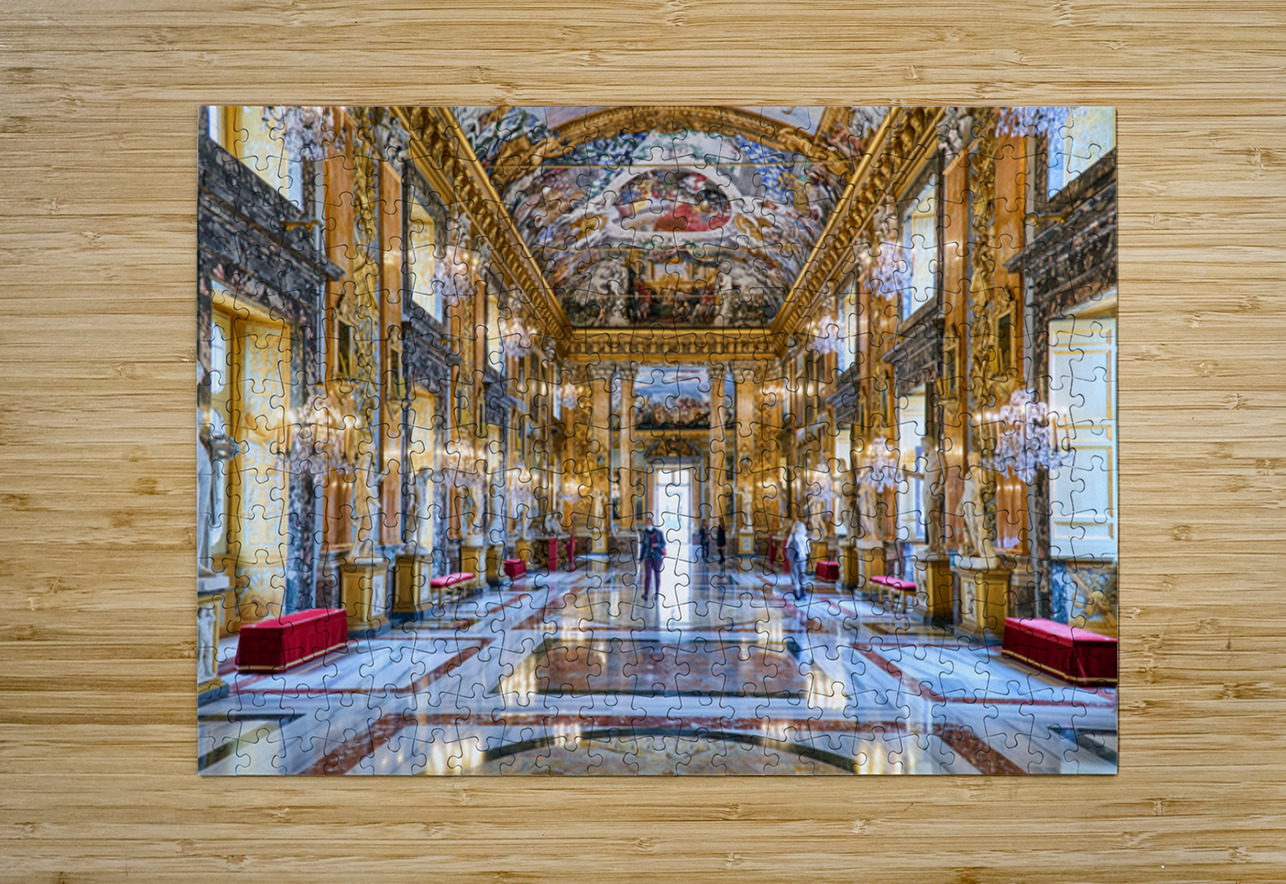 Visit to the great hall in colonna art gallery in rome italy Marco Brivio Puzzle printing
