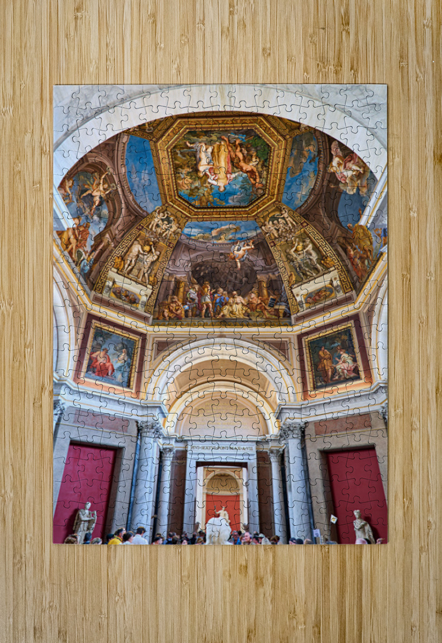 Visitors explore art and history at Vatican Museums Marco Brivio Puzzle printing