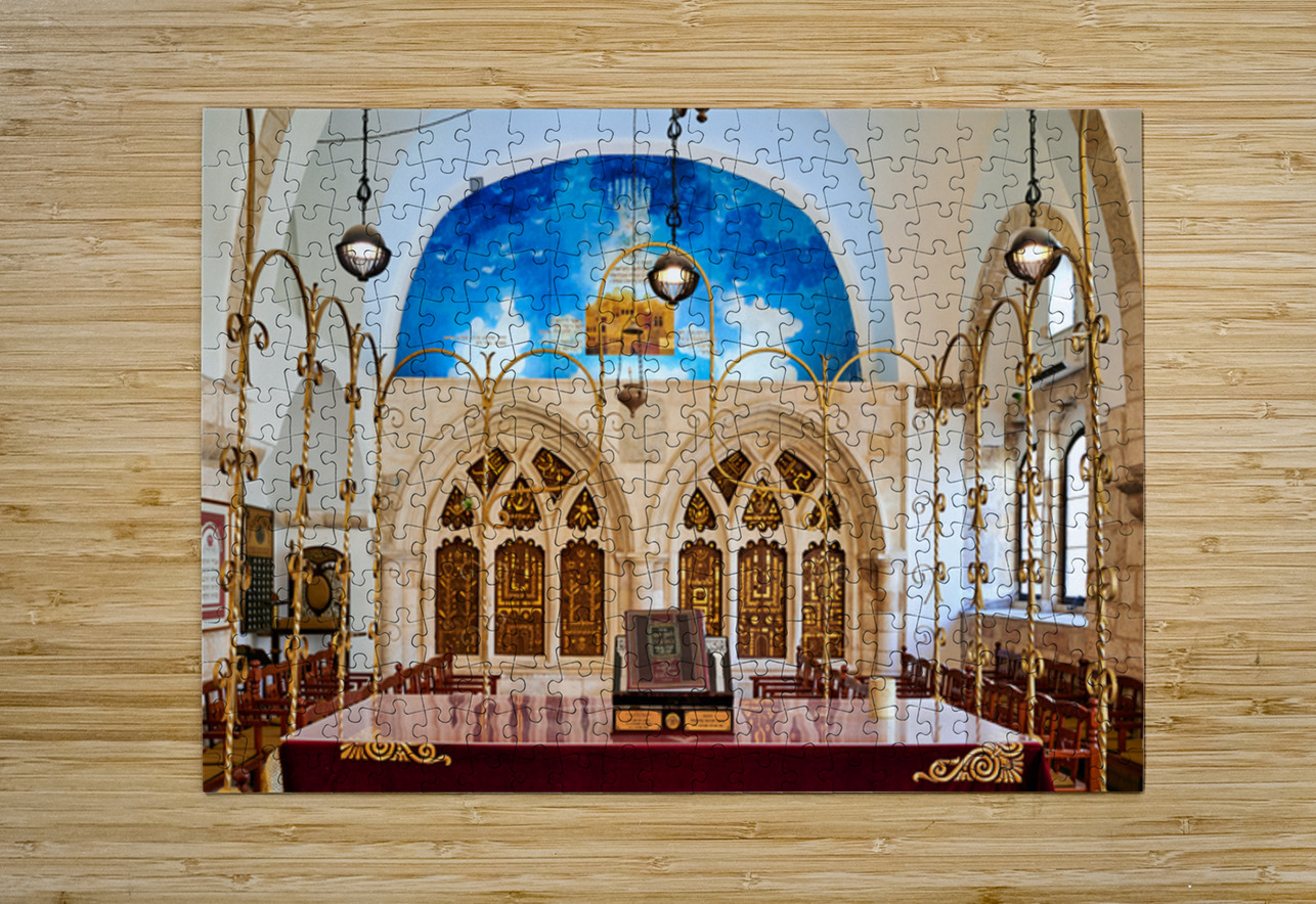 Four synagogues in Jerusalem reflecting Sephardic heritage Marco Brivio Puzzle printing
