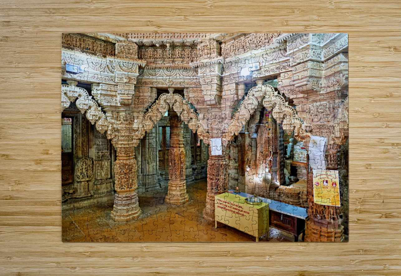Exploring Sri Jaisalmir Jain Temple architecture Marco Brivio Puzzle printing