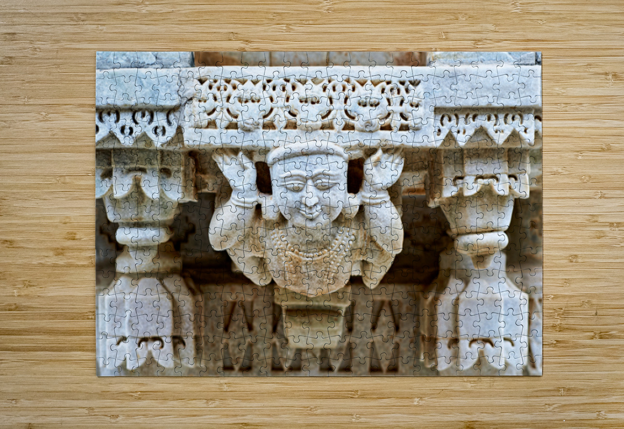 Exploring Jain temples in Ranakpur Rajasthan India Marco Brivio Puzzle printing