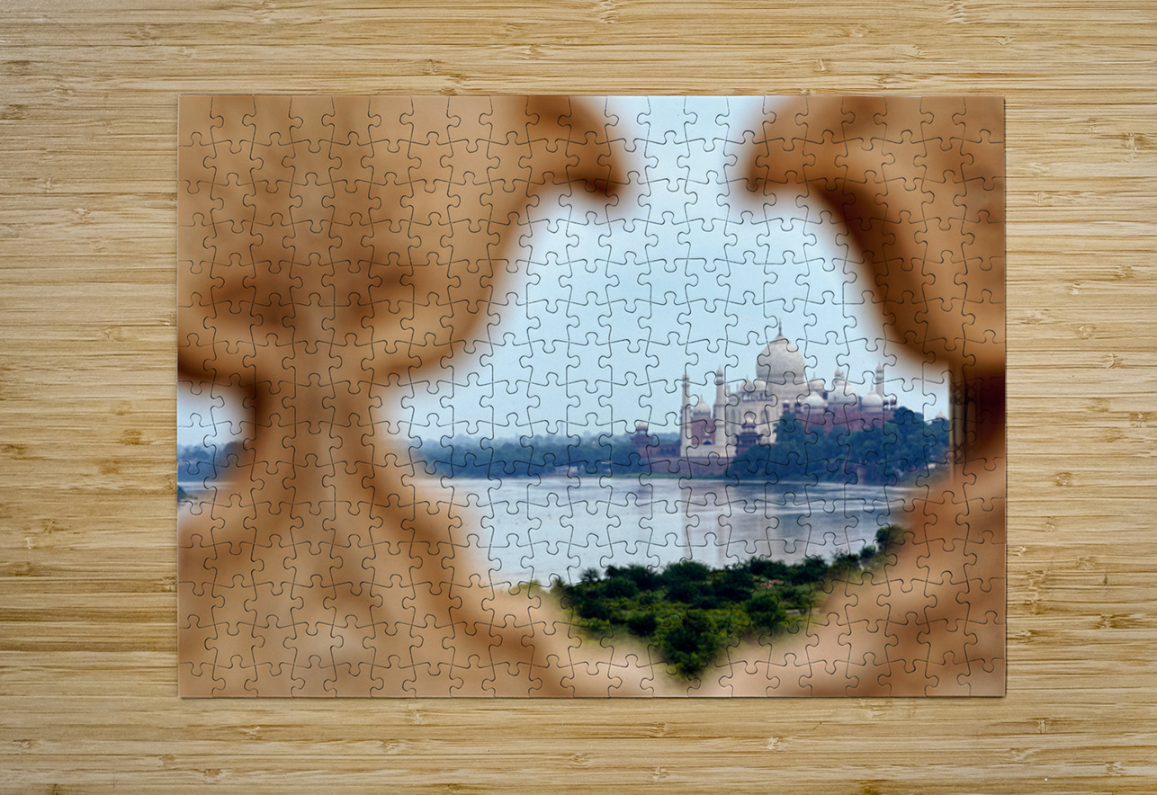 View of Taj Mahal Palace from a distance in Agra India Marco Brivio Puzzle printing