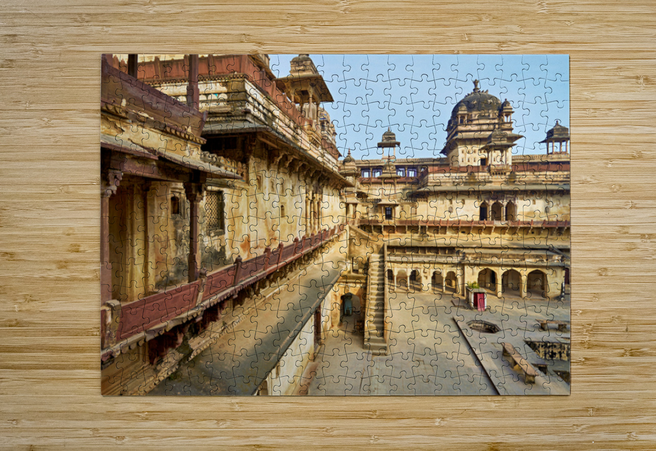 Exploring the fort complex in orchha madhya pradesh india Marco Brivio Puzzle printing