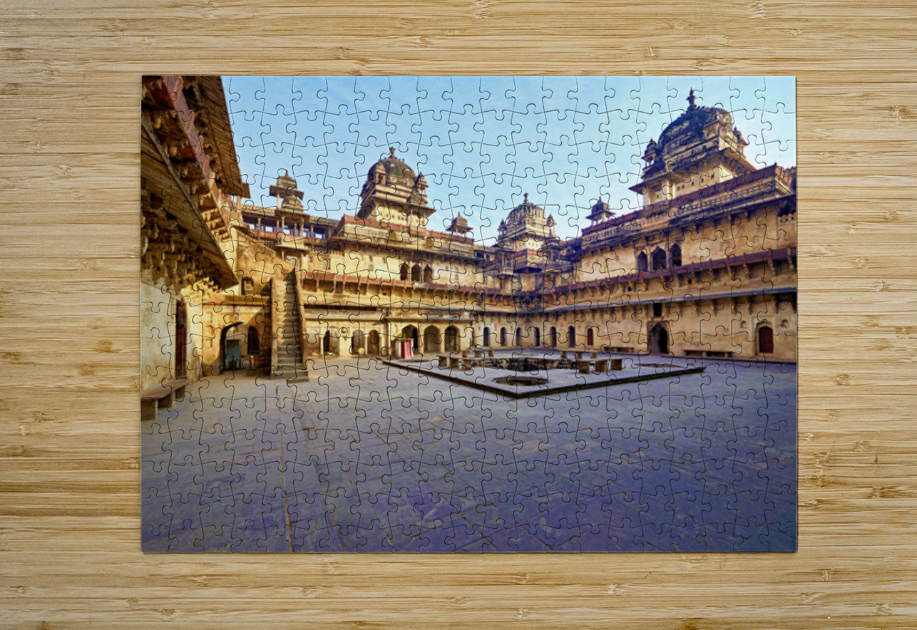 Exploring the fort complex in orchha madhya pradesh india Marco Brivio Puzzle printing