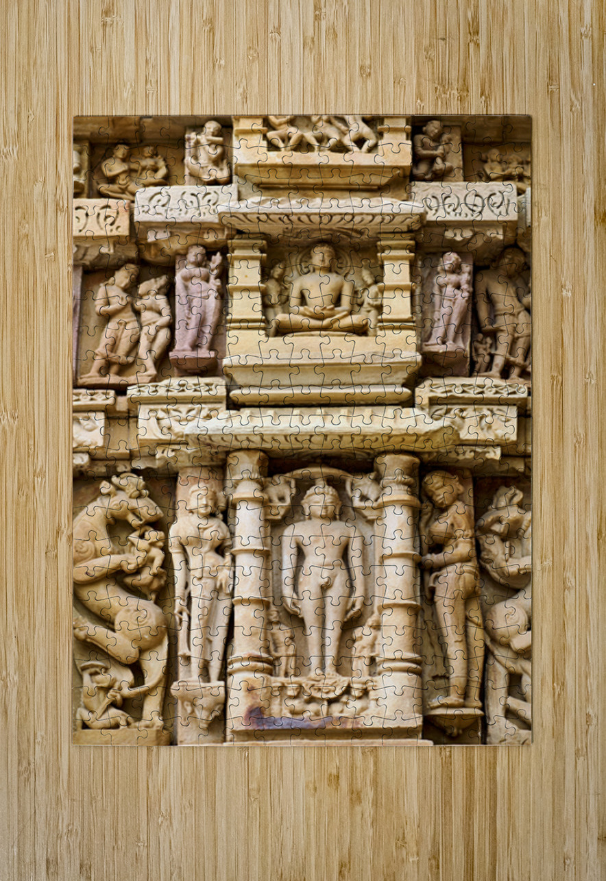 Exploring Hindu temples in Khajuraho Madhya Pradesh India Marco Brivio Puzzle printing