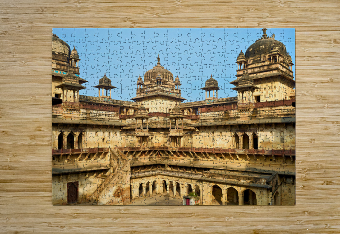 Exploring the historic fort complex in Orchha Madhya Pradesh I Marco Brivio Puzzle printing