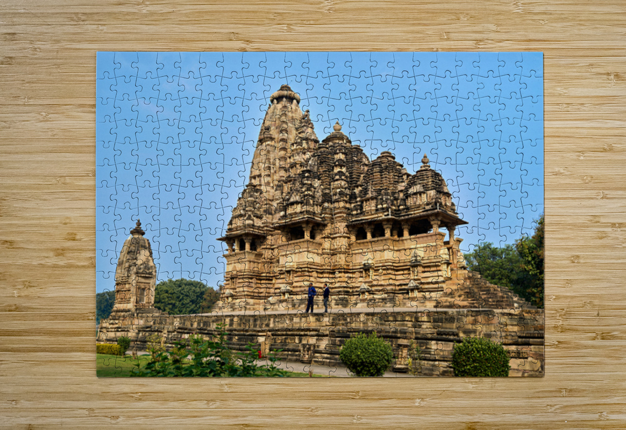 Visit to Khajuraho temples in Madhya Pradesh India Marco Brivio Puzzle printing