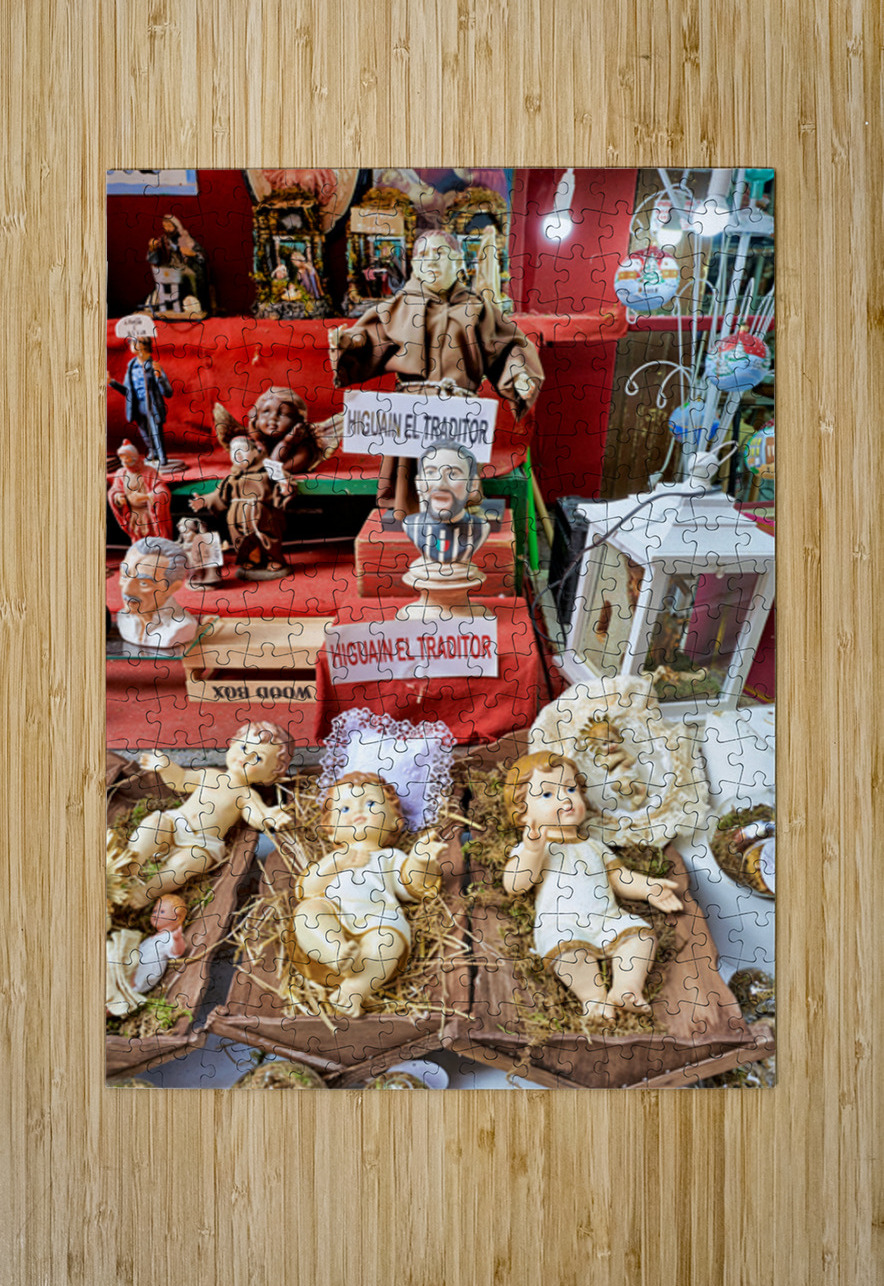 Statues in artisan workshops of Via Gregorio Armeno in Naples Marco Brivio Puzzle printing