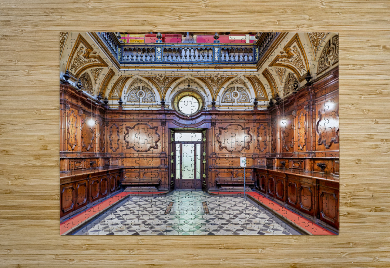 Exploring the sacred relics chamber in san domenico maggiore nap Marco Brivio Puzzle printing