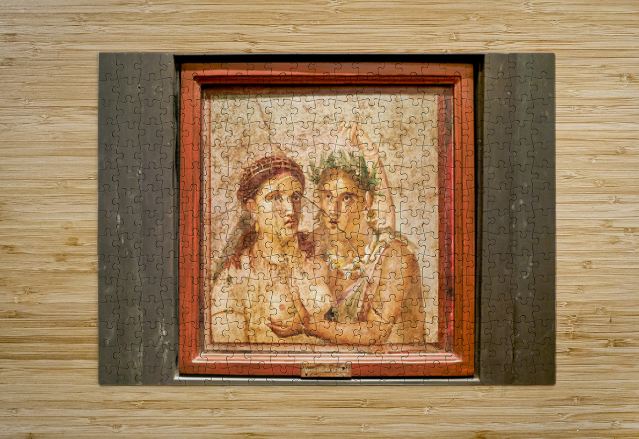 Discovering ancient frescoes at Naples Archaeological Museum Marco Brivio Puzzle printing