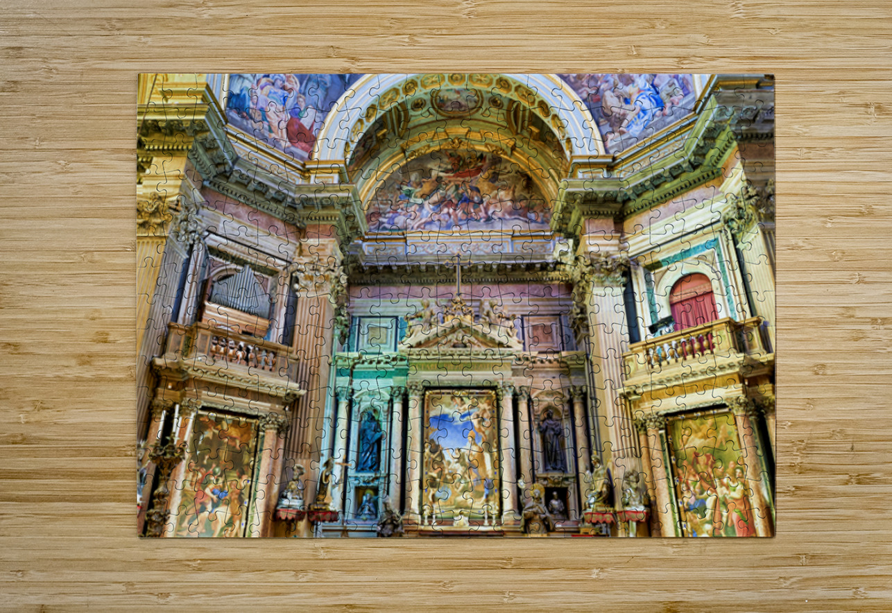 Exploration of naples cathedral in campania italy Marco Brivio Puzzle printing