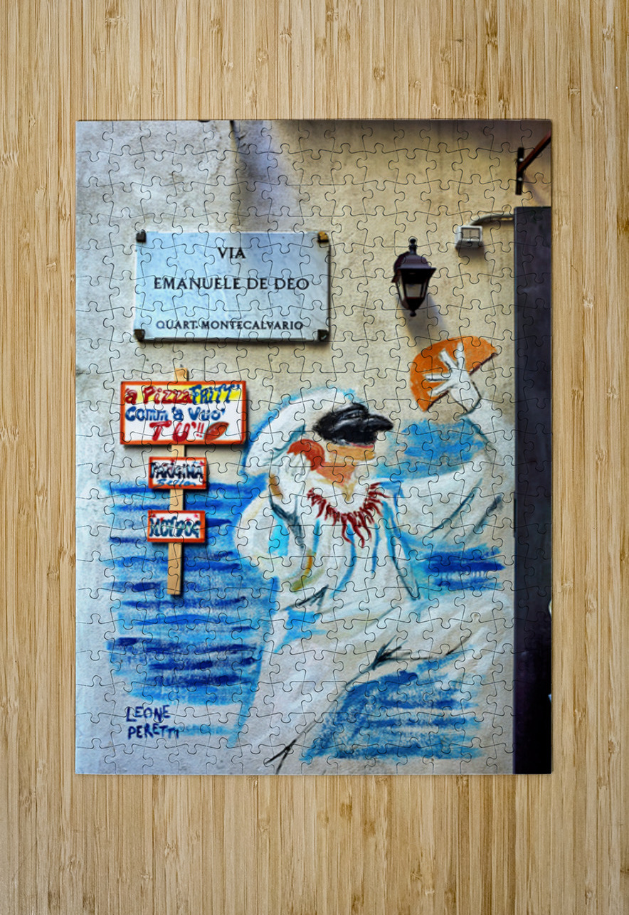 Street graffiti in Quartieri Spagnoli Naples showcases local cu Marco Brivio Puzzle printing