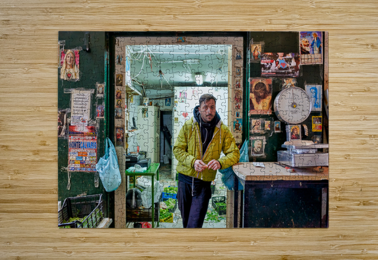 Greengrocer in Quartieri Spagnoli Naples Italy during daytime Marco Brivio Puzzle printing