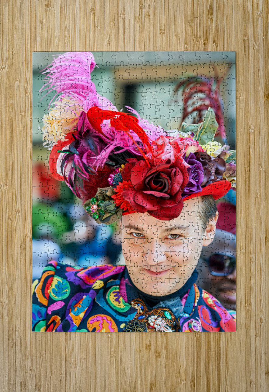 Festive celebration in Manhattan during Easter Sunday parade Marco Brivio Puzzle printing