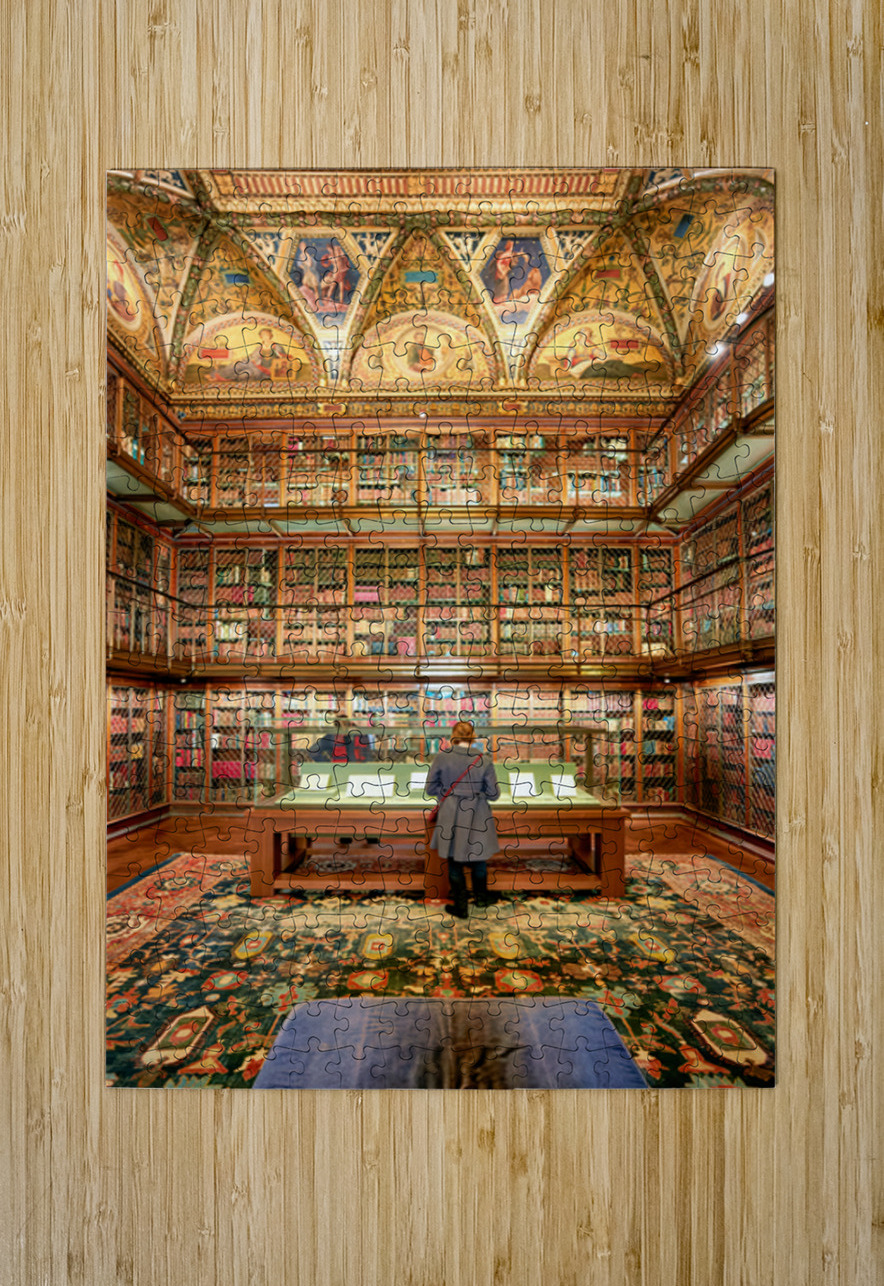 Exploring rare books at Morgan Library and Museum in Manhattan Marco Brivio Puzzle printing