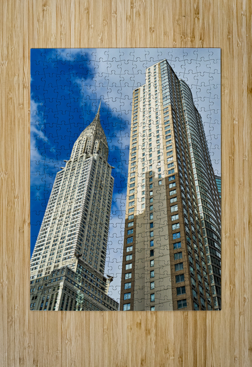 Chrysler Building stands tall among modern structures in Manhatt Marco Brivio Puzzle printing