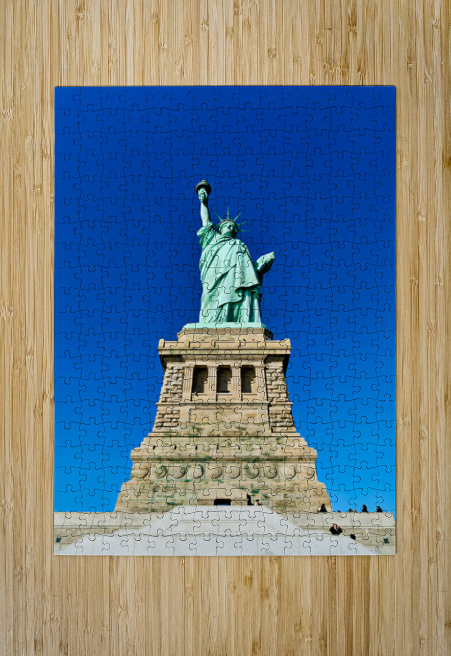 Statue of Liberty stands proudly on Liberty Island in Manhattan Marco Brivio Puzzle printing