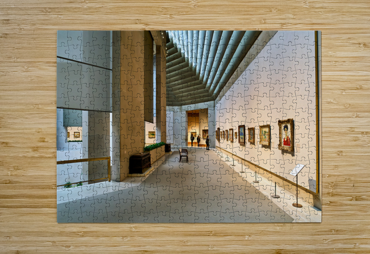 Visitors explore the Robert Lehman Collection at Metropolitan Mu Marco Brivio Puzzle printing