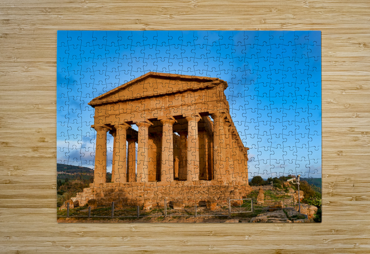 Visit to Concordia Temple in Valle dei Templi Agrigento Marco Brivio Puzzle printing