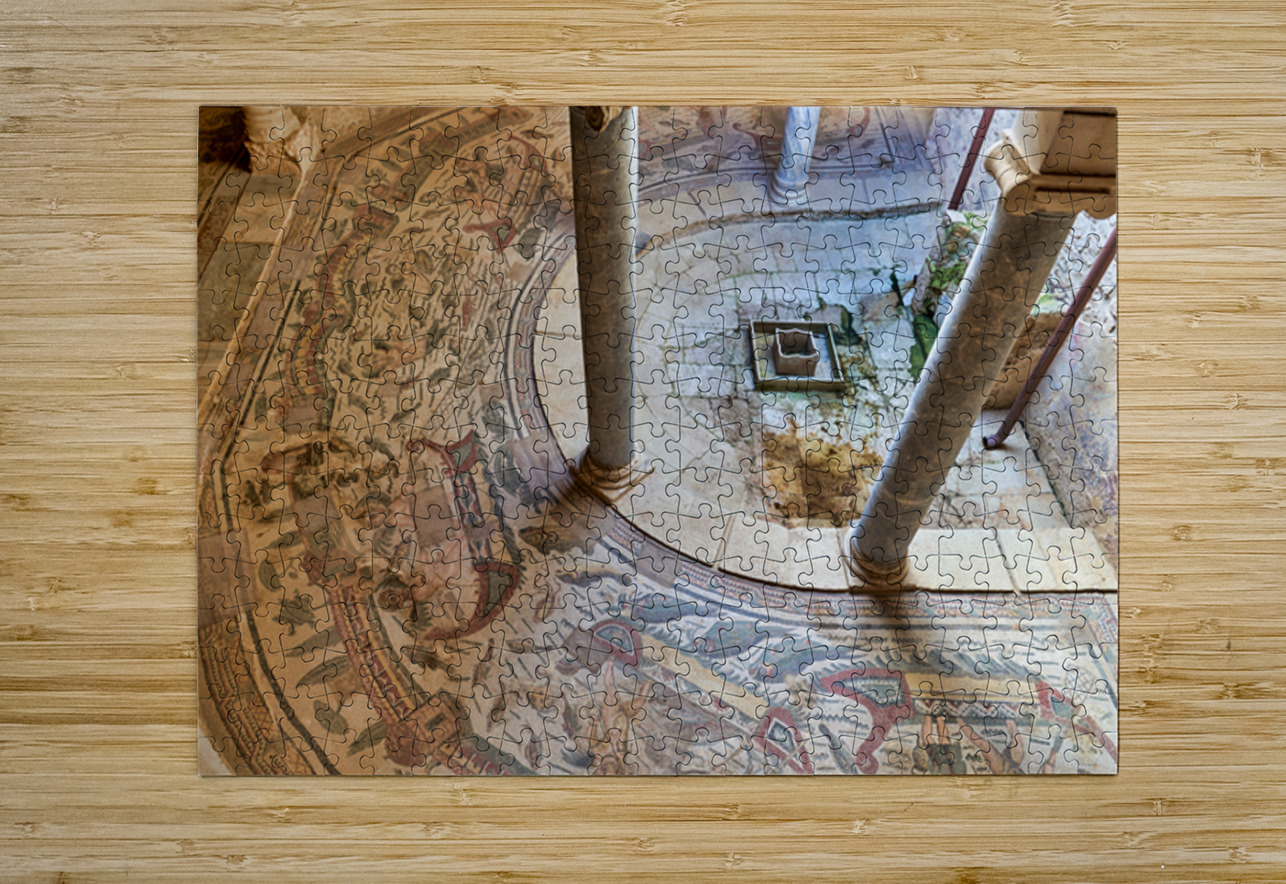 Exploring mosaics at Villa Romana del Casale in Sicily Marco Brivio Puzzle printing