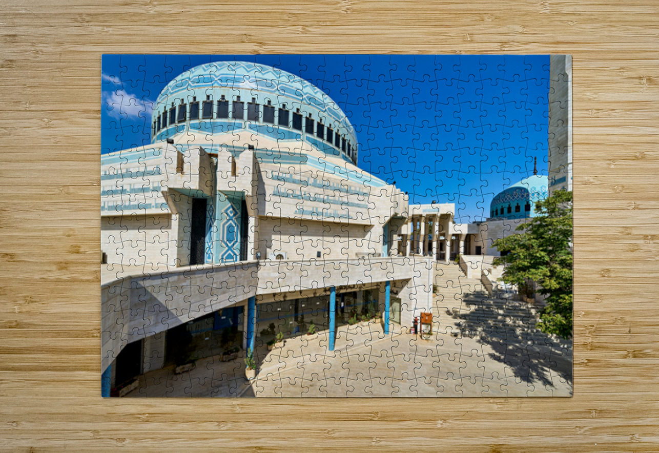 Discover King Abdullah Mosque in Amman Jordan during the day Marco Brivio Puzzle printing