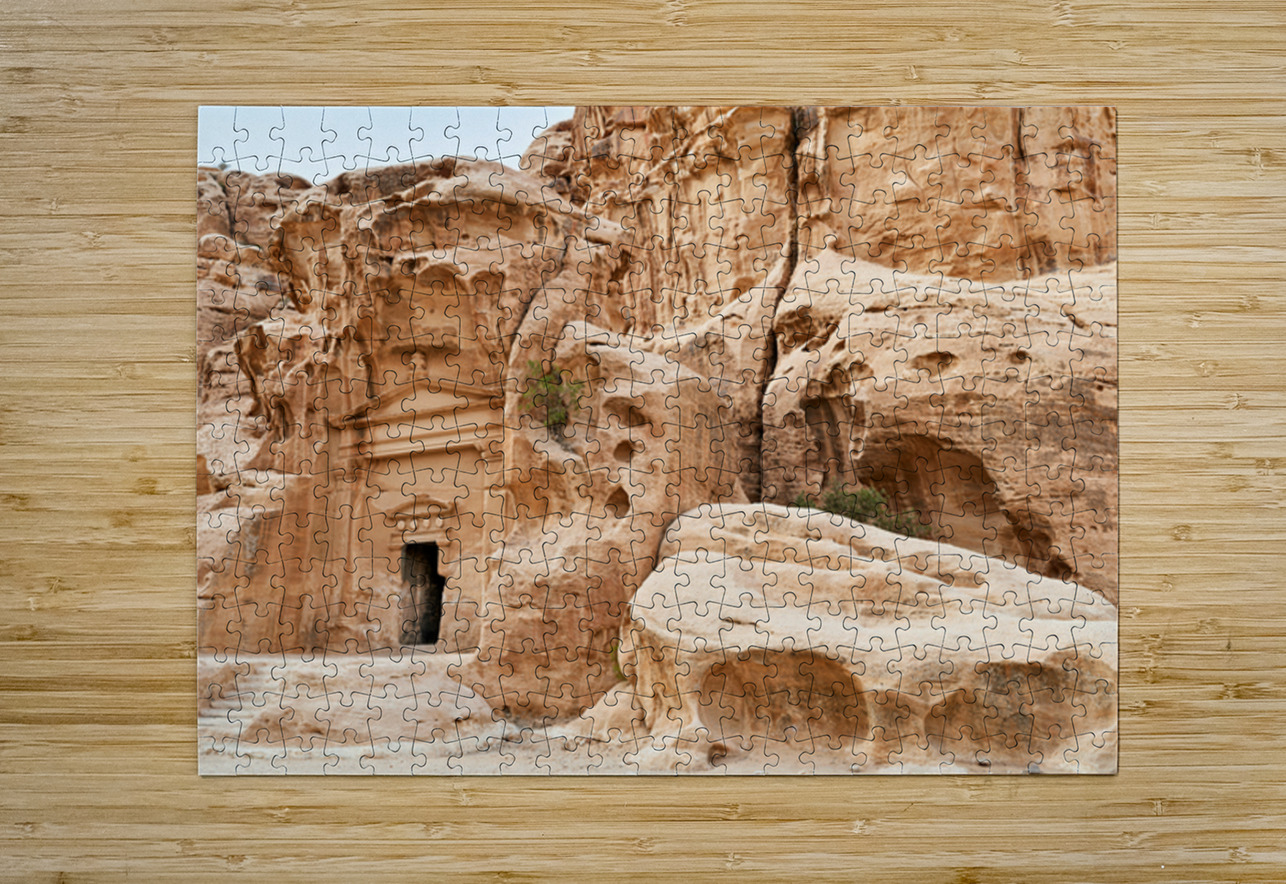 Exploring Little Petra archaeological site in Jordan Marco Brivio Puzzle printing