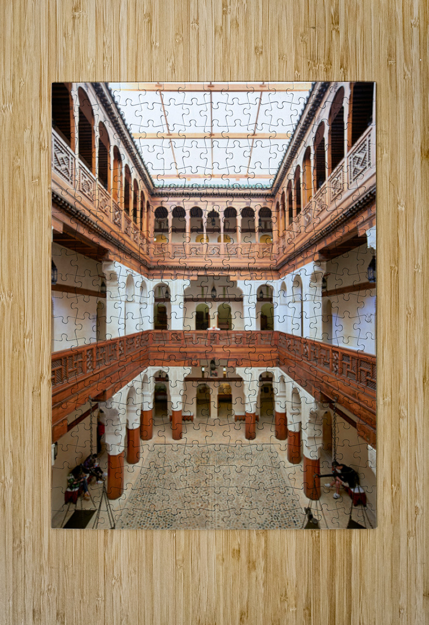 Nejjarine fondouk museum of wood arts and crafts in fez morocco Marco Brivio Puzzle printing