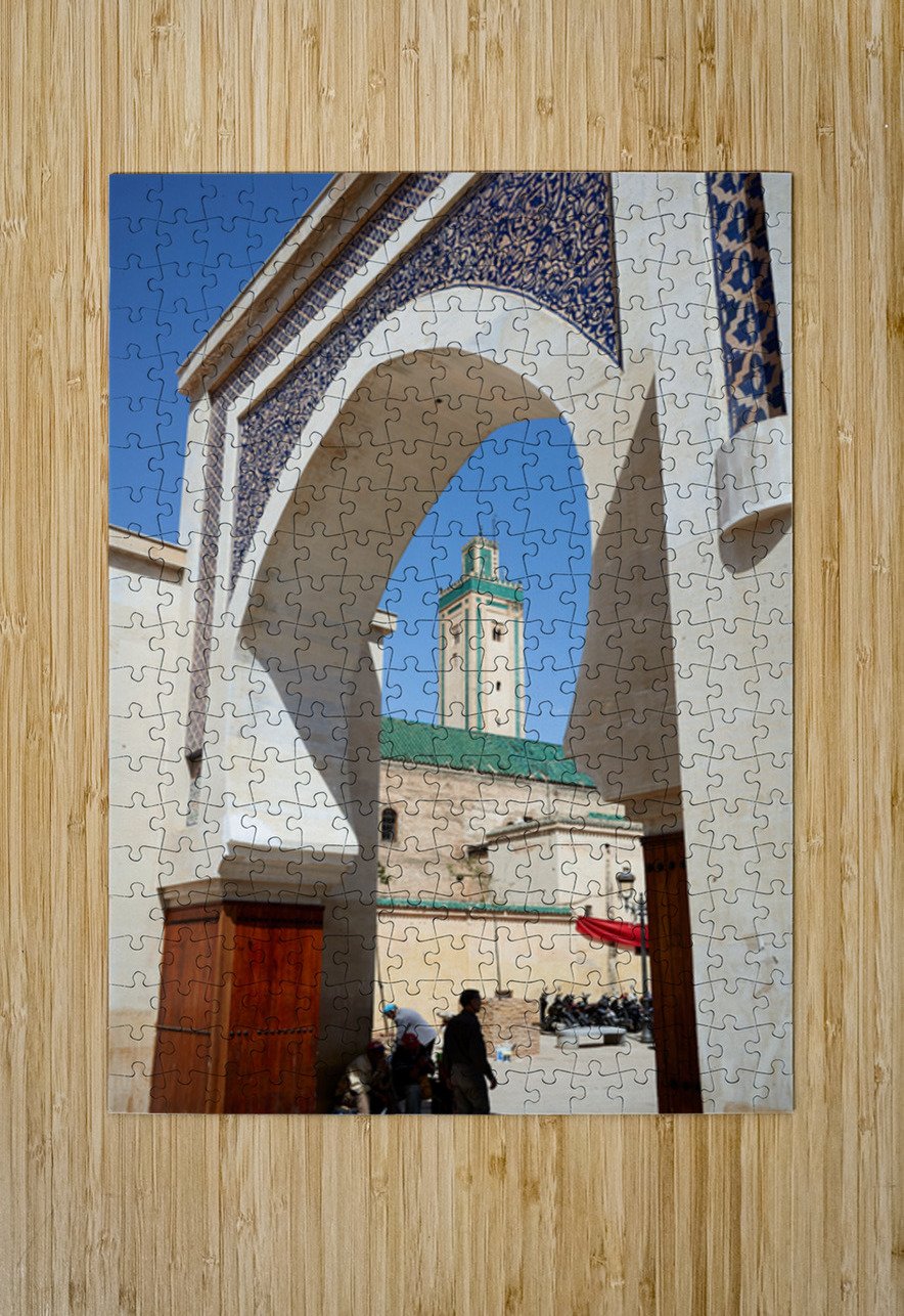 Exploring Bab Rcif gate in Fez Medina of Morocco Marco Brivio Puzzle printing