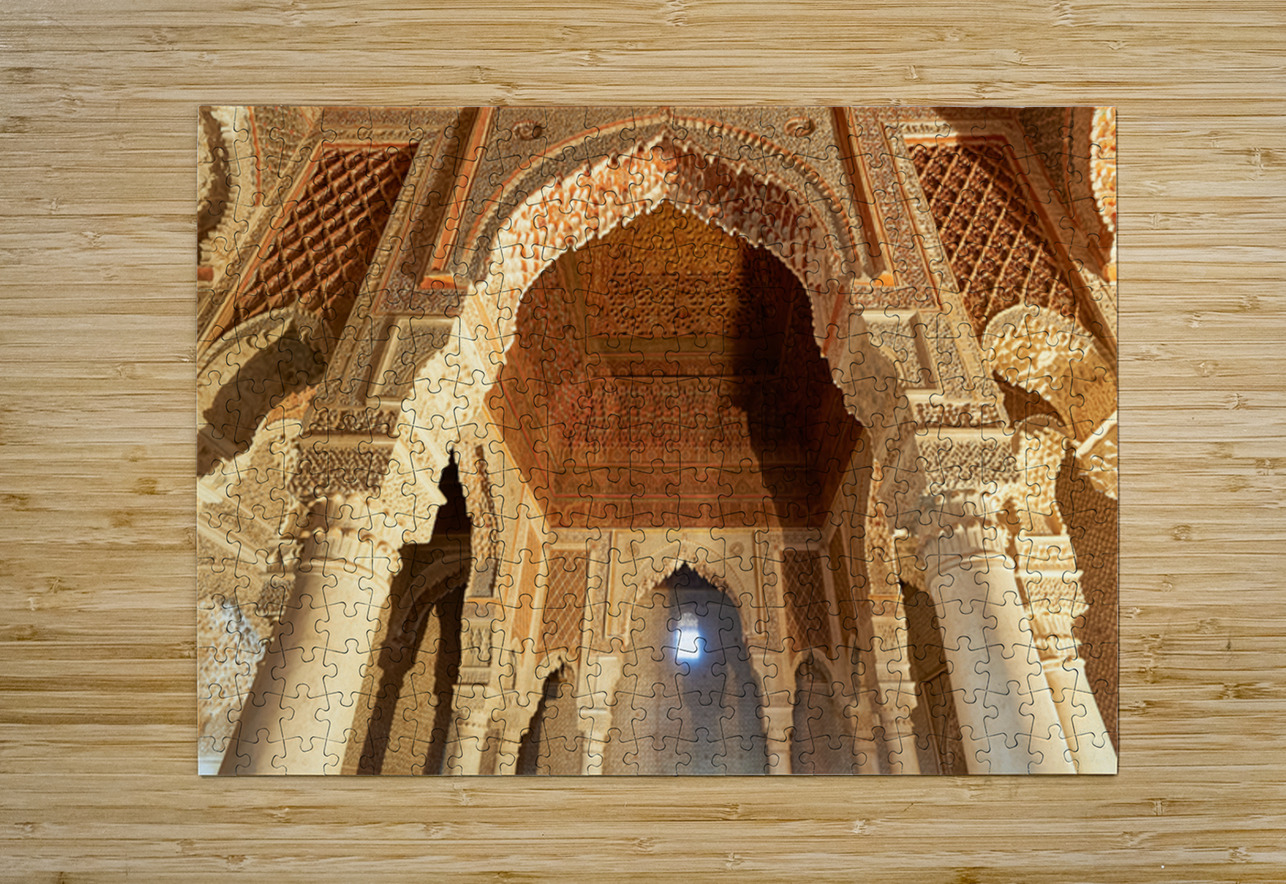 Exploring Saadian tombs in Marrakesh Morocco Marco Brivio Puzzle printing